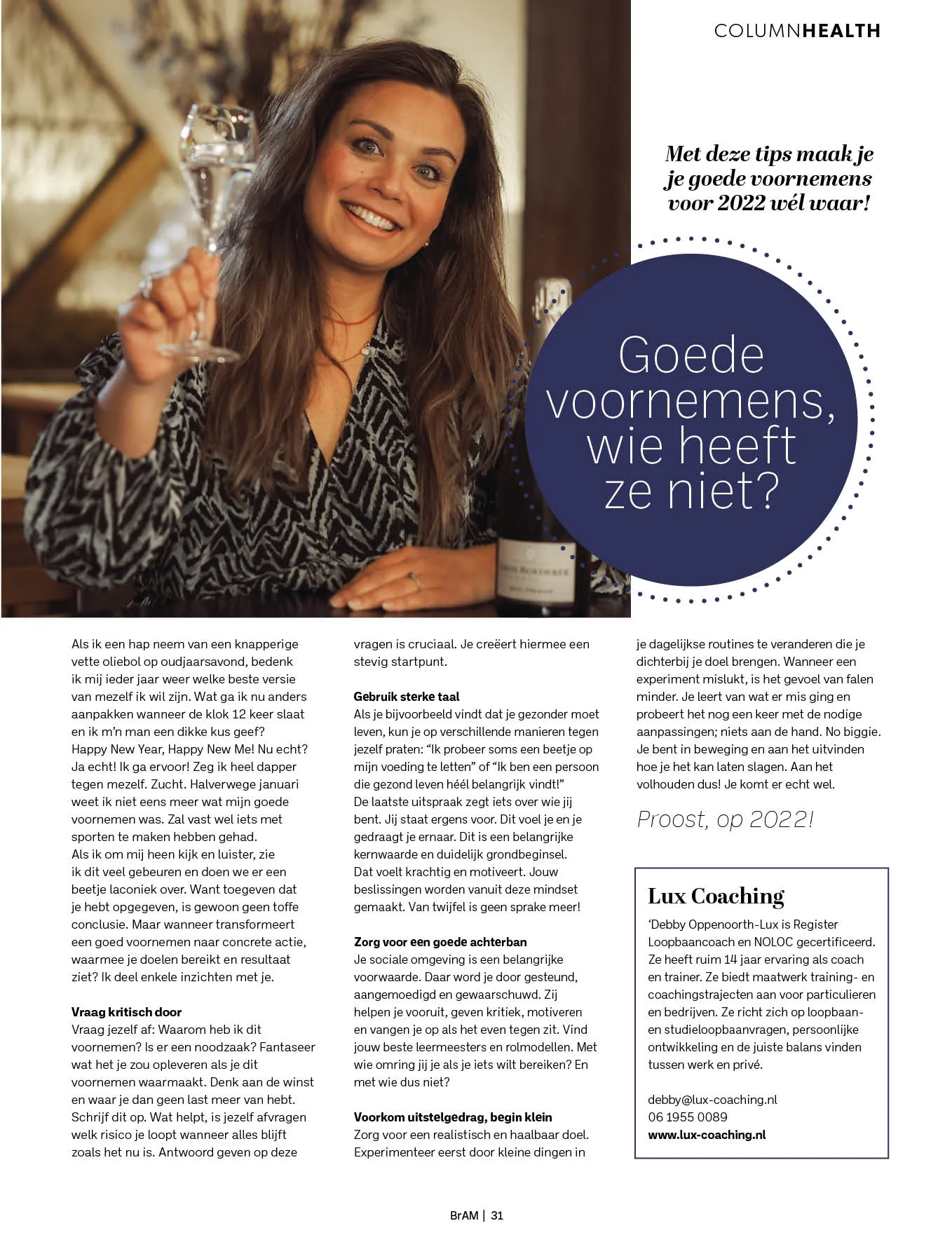 Goede voornemens, wie heeft ze niet?